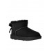 UGG μπότα Ultra Mini Bailey Bow 1185920K-BLK μαύρη
